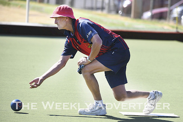 Gary Jamieson, of Aradale Bowls Club in Ararat, is the Wimmera Region Bowls Titles men’s champion of champions.