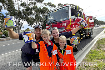 Chris, Clayton, Josie and Deacon Pallot from Jung Fire Brigade.