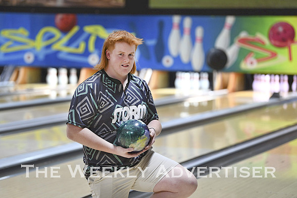 NEXT STEP: Tenpin bowler Logan Young is working towards a spot on a national team after successfully representing Victoria last wweek. Picture: PAUL CARRACHER
