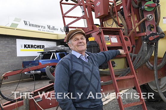 Wimmera Mallee Ag owner Mario Plazzer.