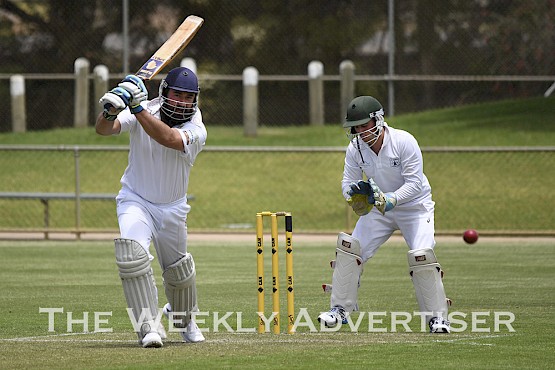 Charlie Neild, SGW, GCA Gunstone Cup T20 final at Central Park, Stawell. Swifts-Great Western vs St Andrews.
