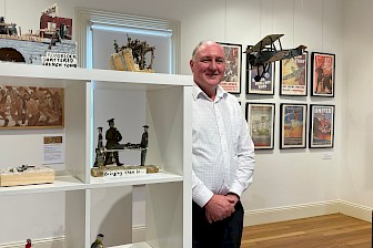 ‘Artist and First World War historian Gary Serpell’s unique collections will be on display at Willaura Railway Station Gallery throughout April ahead of Anzac day reflections this weekend’