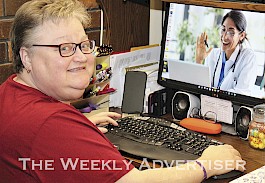 ALTERNATIVE CHOICE: Dimboola resident Dominique Madden uses telehealth regularly for check-ups with her liver transplant specialists who consult in Melbourne.