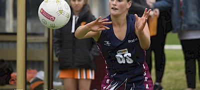 ON FIRE: Horsham goal shooter Imogen Worthy shot 39 goals in her side’s 64-52 win against Stawell at the weekend. Picture: PAUL CARRACHER