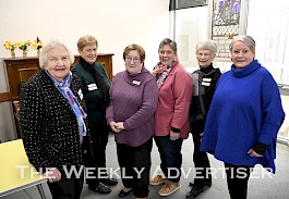 President Joy Smith, secretary Maureen Webb, treasuer Jane Bolwell, assistant secretary Jenny Green, assistant treasuer Nola Bellinger and vice president Lesley Lane have been sworn in at Wimmera Hospice Care Auxiliary annual general meeting.