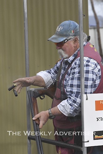 Wimmera target shooters have raised an estimated $60,000 for the Wimmera Cancer Centre in Horsham. An inaugural Natimuk and District Field and Game Club ‘Cancer Shoot’ saw 189 people compete, shooting 8723 targets across the day. Member Richard Emmerson was among them, pictured taking a shot during Sunday’s event. Entry fees and an auction contributed to the money-raising total.  Picture: PAUL CARRACHER