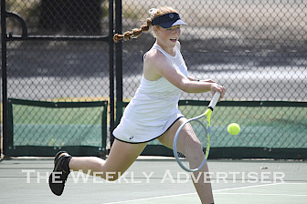 Heidi Robinson playing in the 2024 Junior Community Central Park Wimmera Junior Tournament.