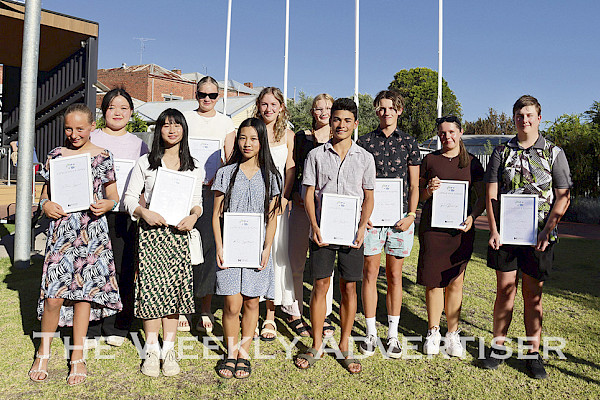 REPRESENTATIVES: Hindmarsh Shire’s youth council for 2024 includes six returning members and seven new members.