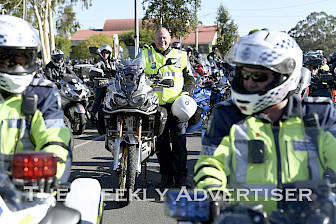 Retired Superintendent and Grampians Ride to Remember patron Paul Margetts.