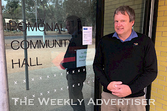 PROVIDING GUIDANCE: Ararat Rural City Council development and regulation manager Rob Fillisch will work from Pomonal Community Hall two days a week.