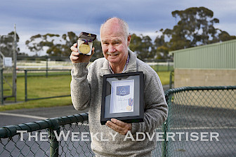 PASSIONATE PRESIDENT: Horsham Harness Club president Terry Lewis won a Harness Racing Victoria award, recognising his dedication to the industry.