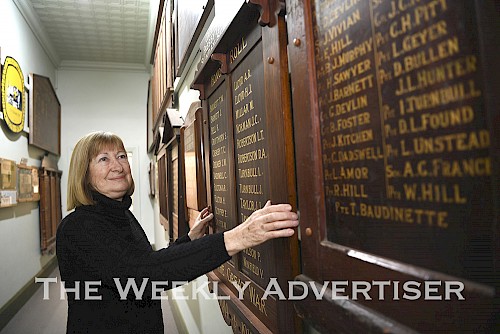 Lower Norton’s Wendy Donald has sifted through hundreds of other people’s memories during her time at Horsham Historical Society.